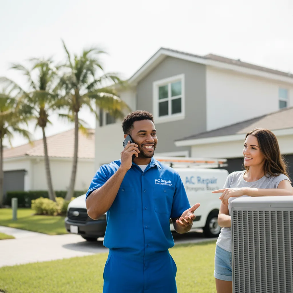 AC Repair Pompano Beach customer support in Huntington Beach